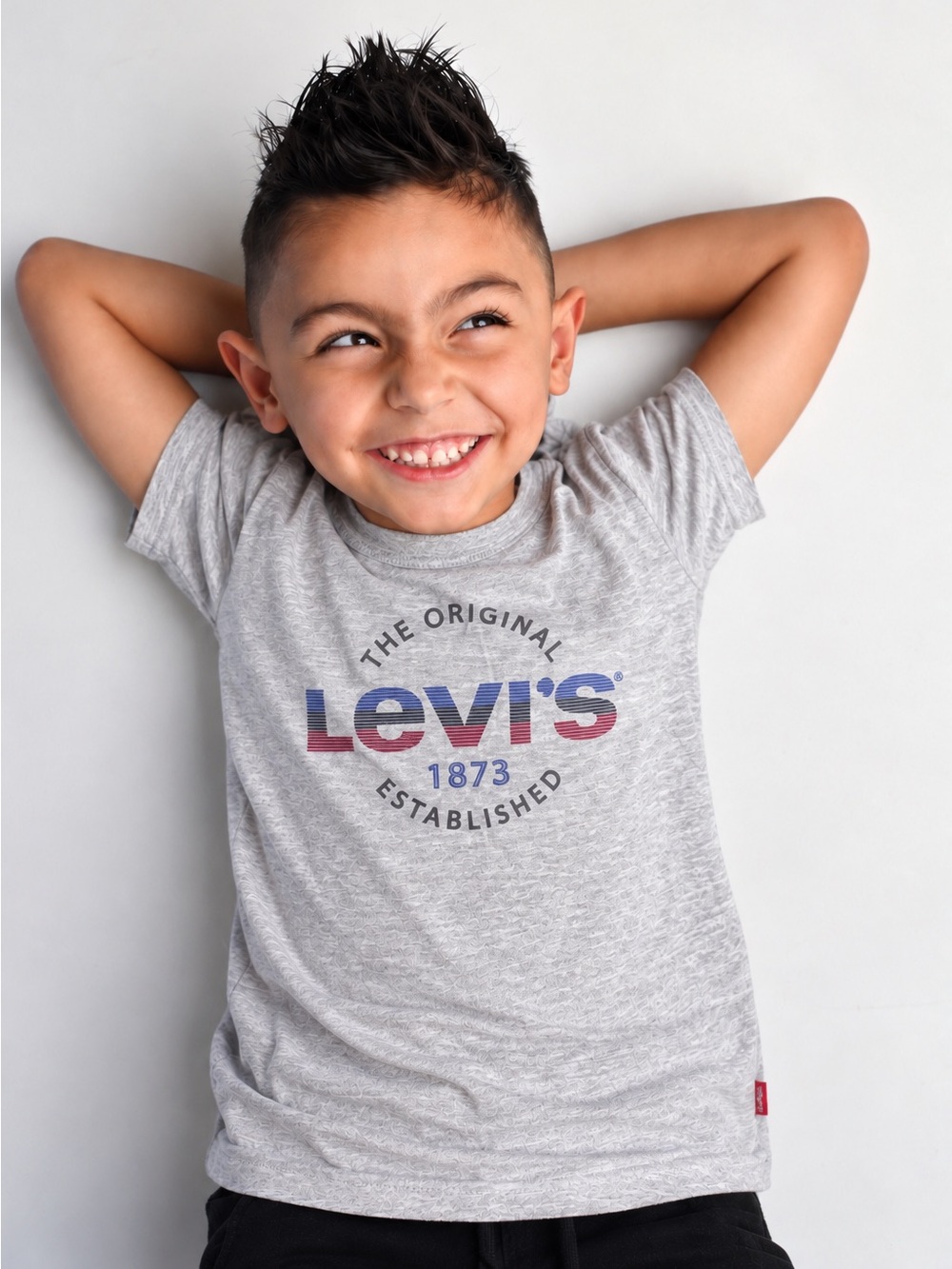Levi’s Gray Logo Graphic T-Shirt Size 5/6